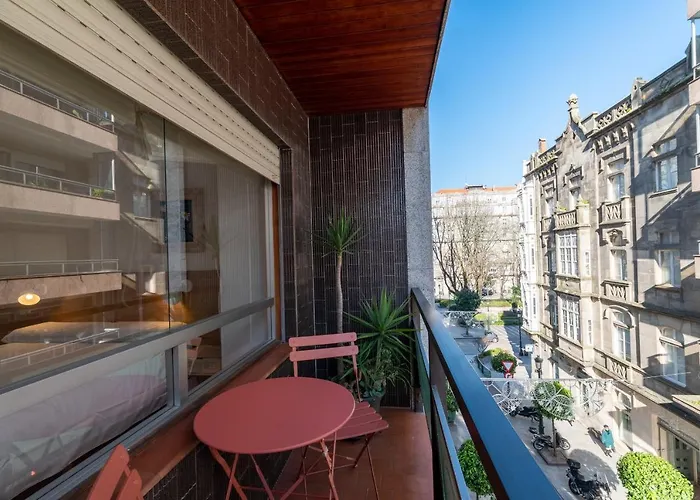 Elegante Apt. P/4 En El Centro De C/wifi Apartmán Vigo